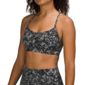 Lululemon Flow Y Bra Nulu *Blossom Overlay Starlight